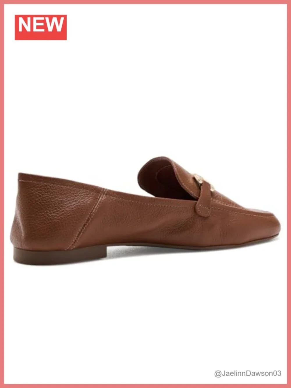 Women's Leather Loafers Slip-On Flat Round Toe